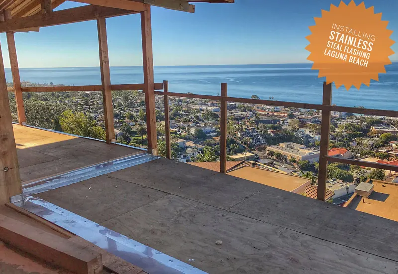 New Deck Waterproofing System in Laguna Beach, CA